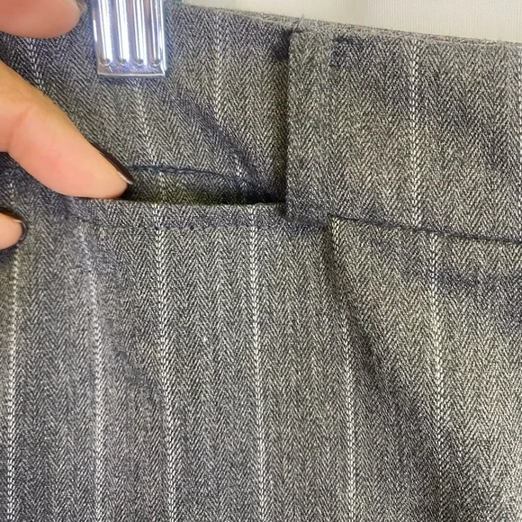 New York & Company Charcoal Pinstripe Pants - Picture 5 of 16